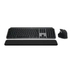 סט מקלדת ועכבר אלחוטי LOGITECH MX KEYS S COMBO FOR MAC SPACE GREY