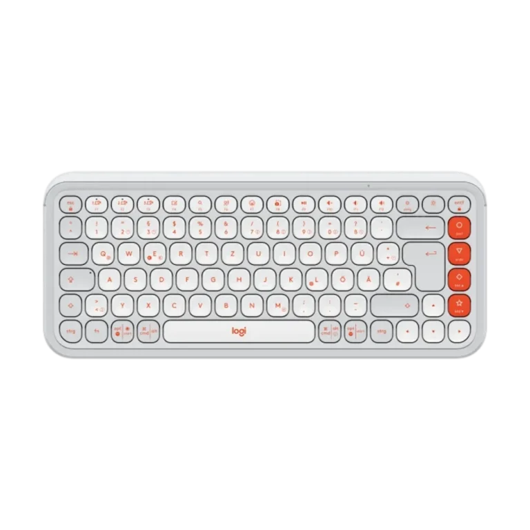 מקלדת אלחוטית בצבע אוף-וויט LOGITECH POP ICON KEYS