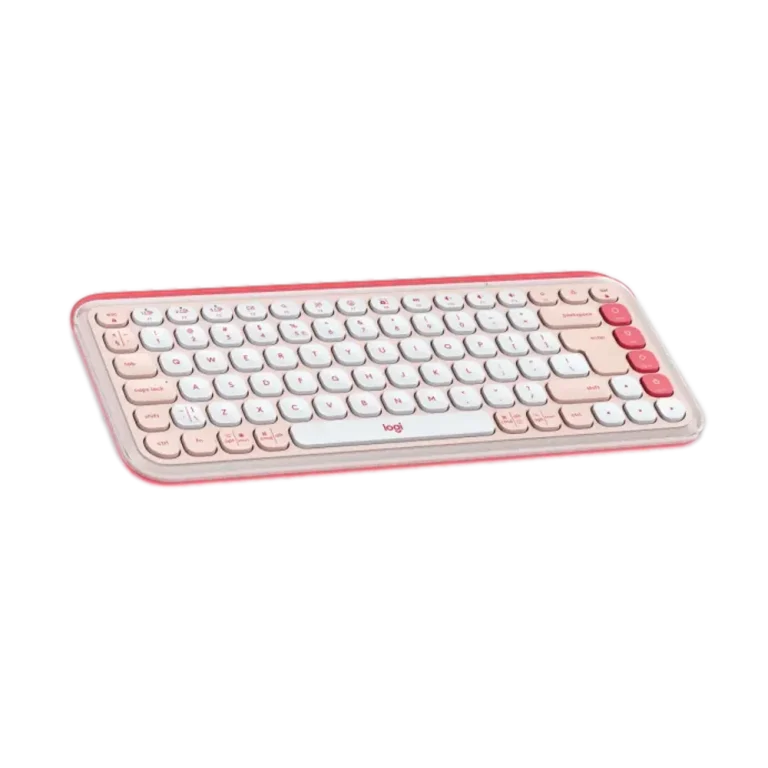 מקלדת אלחוטית בצבע ורוד LOGITECH POP ICON KEYS