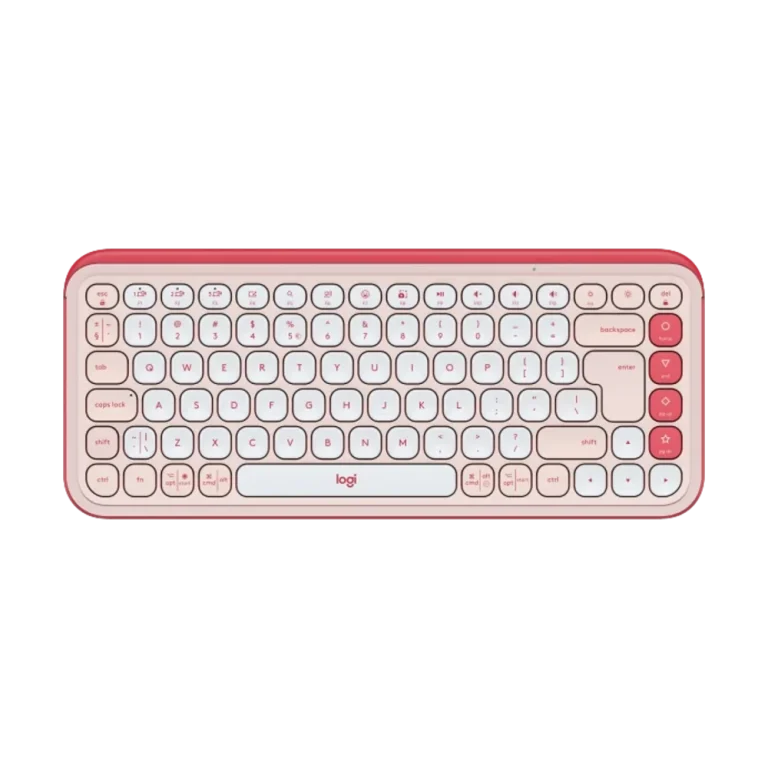 מקלדת אלחוטית בצבע ורוד LOGITECH POP ICON KEYS
