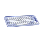 מקלדת אלחוטית בצבע לילך LOGITECH POP ICON KEYS