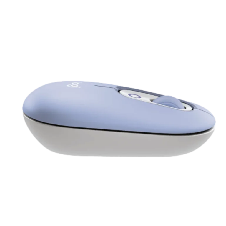 סט מקלדת ועכבר אלחוטיים בצבע לילך LOGITECH POP ICON COMBO