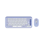 סט מקלדת ועכבר אלחוטיים בצבע לילך LOGITECH POP ICON COMBO