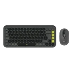 סט מקלדת ועכבר אלחוטיים בצבע גרפיט LOGITECH POP ICON COMBO