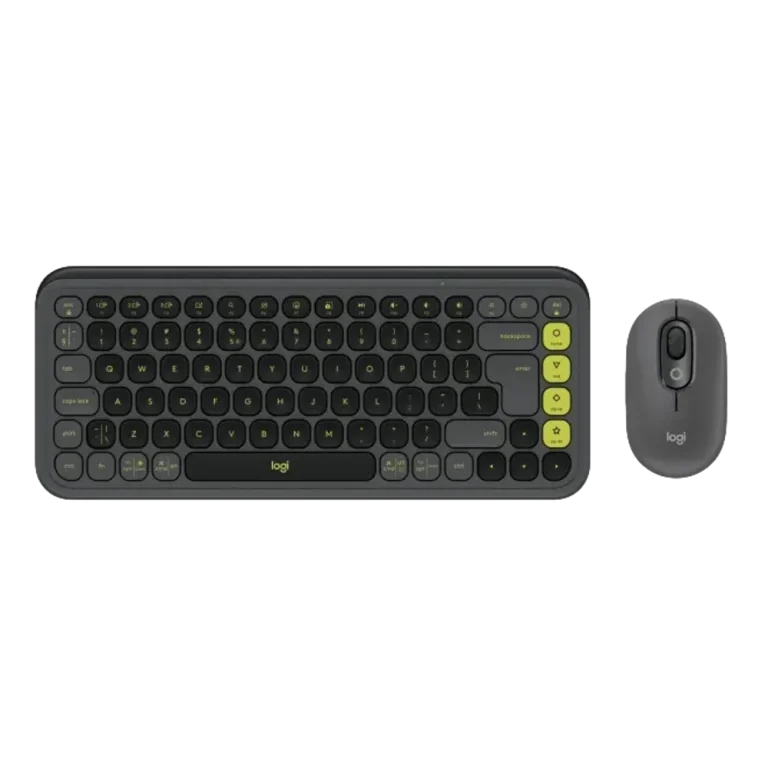 סט מקלדת ועכבר אלחוטיים בצבע גרפיט LOGITECH POP ICON COMBO