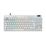 מקלדת גיימינג חוטית PRO X TKL RAPID בצבע לבן מבית LOGITECH