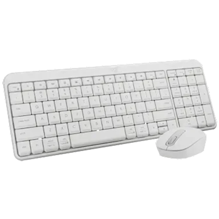 סט מקלדת ועכבר אלחוטיים Logitech MK250 Bluetooth – בצבע Offwhite