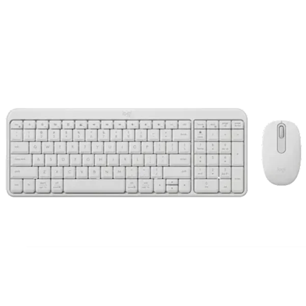 סט מקלדת ועכבר אלחוטיים Logitech MK250 Bluetooth – בצבע Offwhite