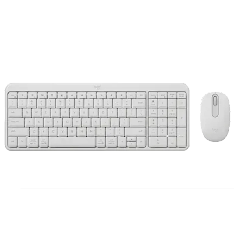 סט מקלדת ועכבר אלחוטיים Logitech MK250 Bluetooth – בצבע Offwhite