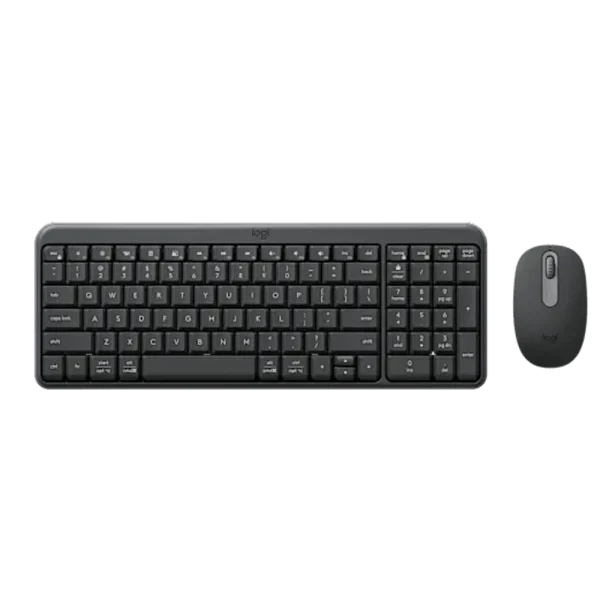 סט מקלדת ועכבר אלחוטיים Logitech MK250 Bluetooth – בצבע Graphite