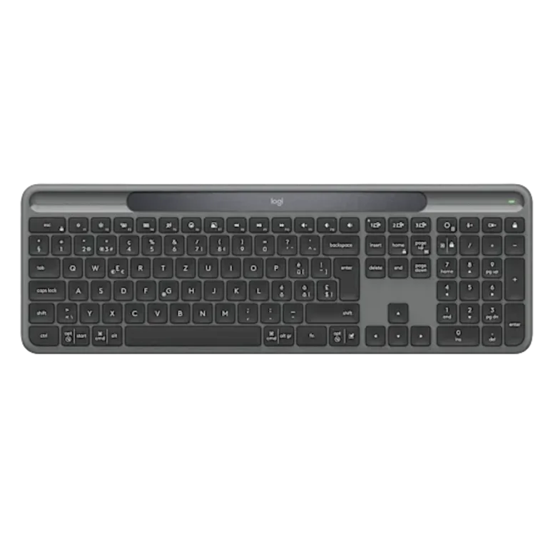 LOGITECH SLIM SOLAR + GRAPHITE – מקלדת סולארית אלחוטית
