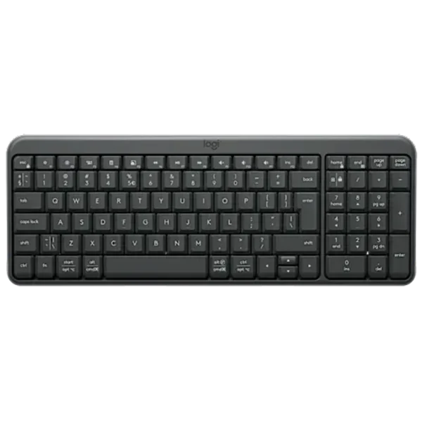 מקלדת אלחוטית Logitech K250 Bluetooth בצבע Graphite