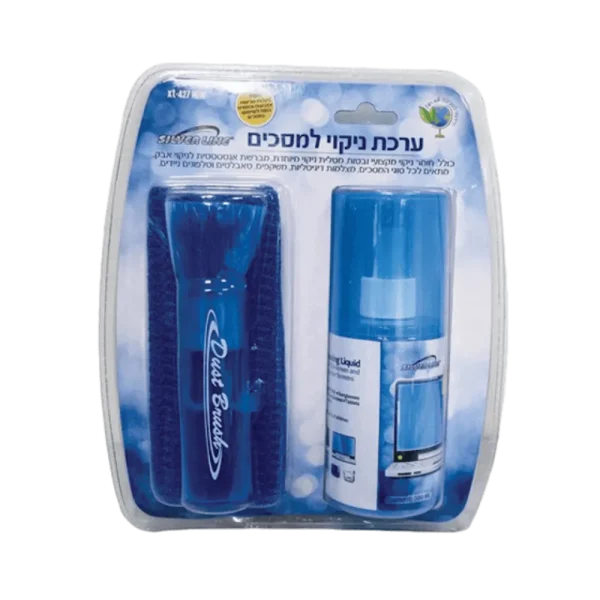 ערכת ניקוי למסכים + מברשת Silver Line XT-427 NEW 200ml