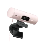 מצלמת רשת  Logitech BRIO 500 - צבע ורוד