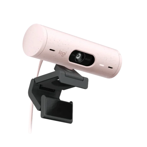 מצלמת רשת  Logitech BRIO 500 - צבע ורוד