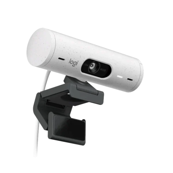מצלמת רשת  Logitech BRIO 500 - צבע לבן