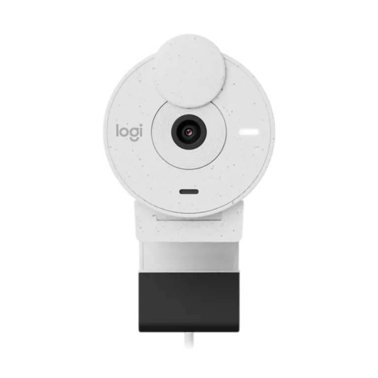מצלמת רשת Logitech BRIO 300 – צבע לבן