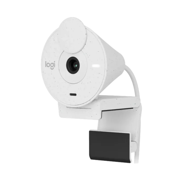 מצלמת רשת Logitech BRIO 300 – צבע לבן