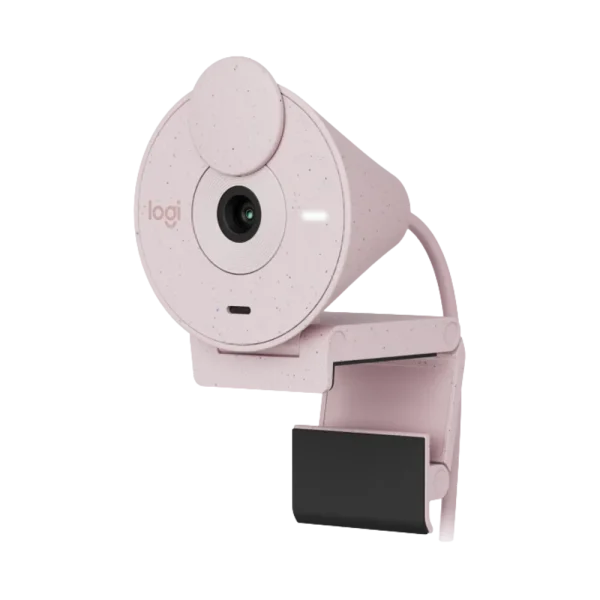 מצלמת רשת Logitech BRIO 300 – צבע ורוד