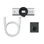 מצלמת רשת  LOGITECH MX BRIO 4K ULTRA HD - צבע PALE GREY