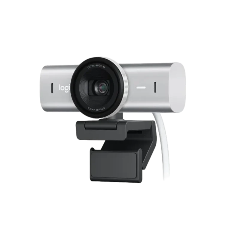 מצלמת רשת  LOGITECH MX BRIO 4K ULTRA HD - צבע PALE GREY