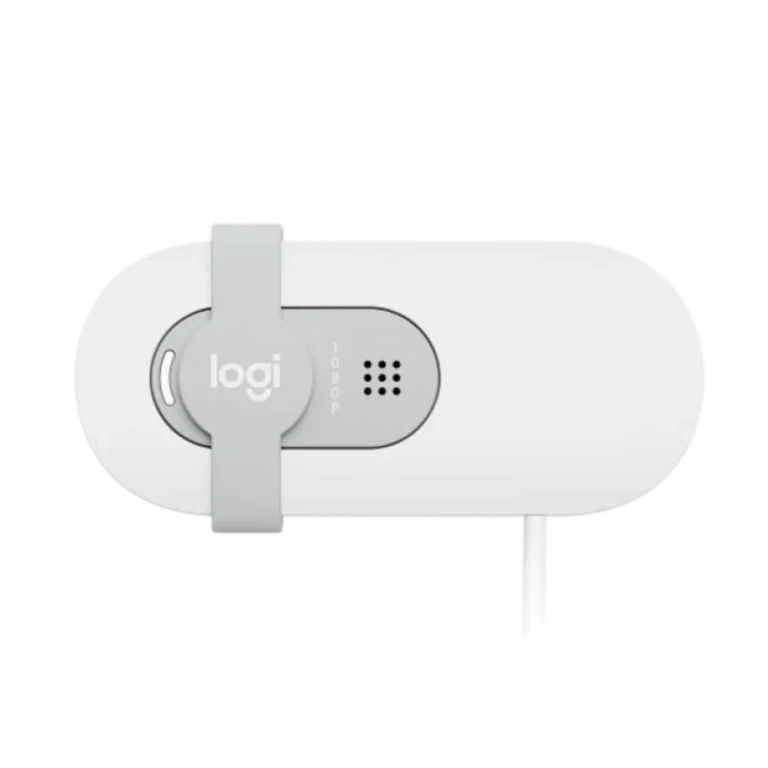 מצלמת רשת Logitech BRIO 100 - בצבע לבן