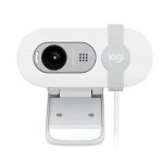 מצלמת רשת Logitech BRIO 100 - בצבע לבן
