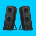 רמקולי סטריאו בלוטוס Z207 למחשב מבית Logitech שחור