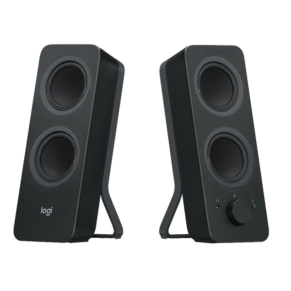 רמקולי סטריאו בלוטוס Z207 למחשב מבית Logitech שחור