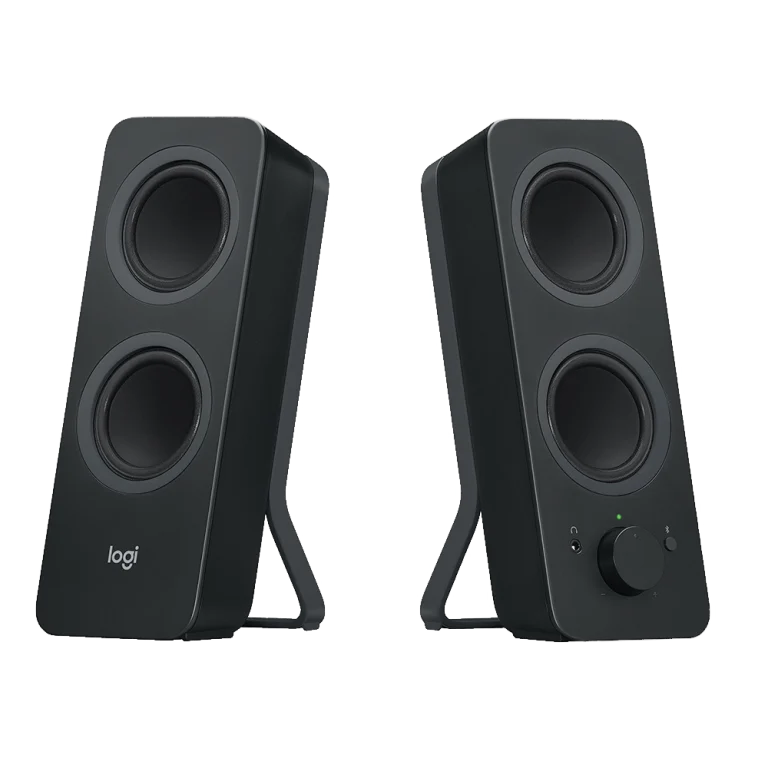 רמקולי סטריאו בלוטוס Z207 למחשב מבית Logitech שחור
