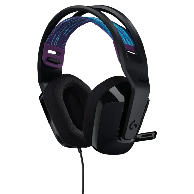 אוזניות גיימינג חוטיות LOGITECH G335 בצבע שחור