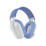 אוזניות אלחוטיות בצבע לבן דגם Logitech G435 Wireless