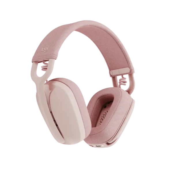 אוזניות Logitech ZONE VIBE 100 - צבע ורוד