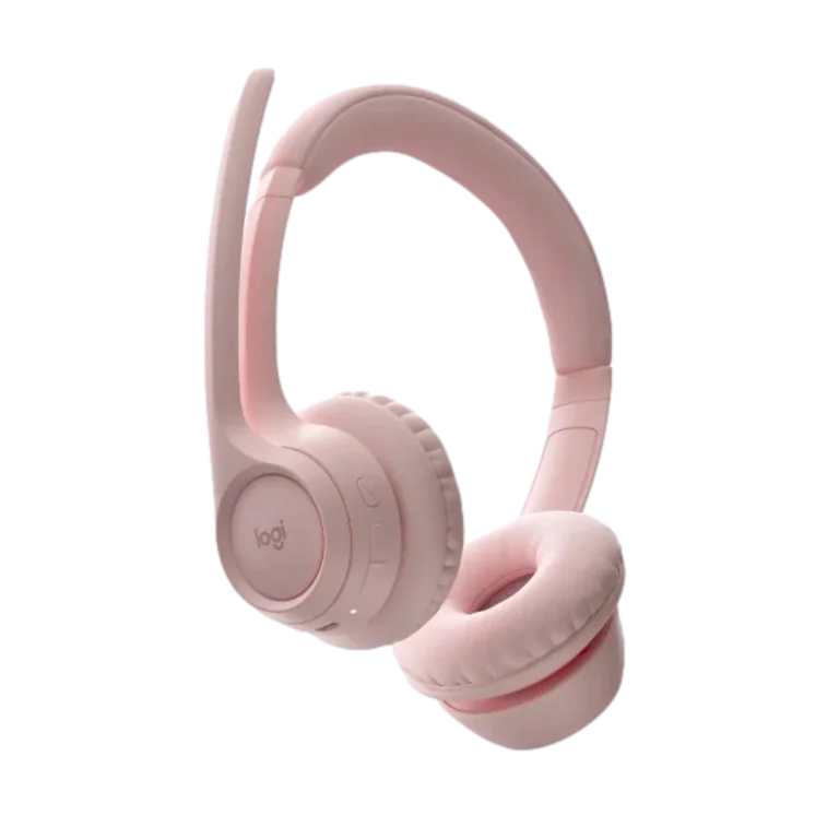 אוזניות אלחוטית ZONE 300 בצבע ROSE מבית LOGITECH