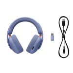 אוזניות אלחוטיות דגם G325 בצבע סגול לילך מבית LOGITECH