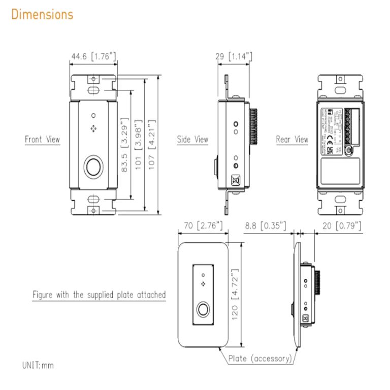 IP-A1MP Microphone Panel מבית TOA