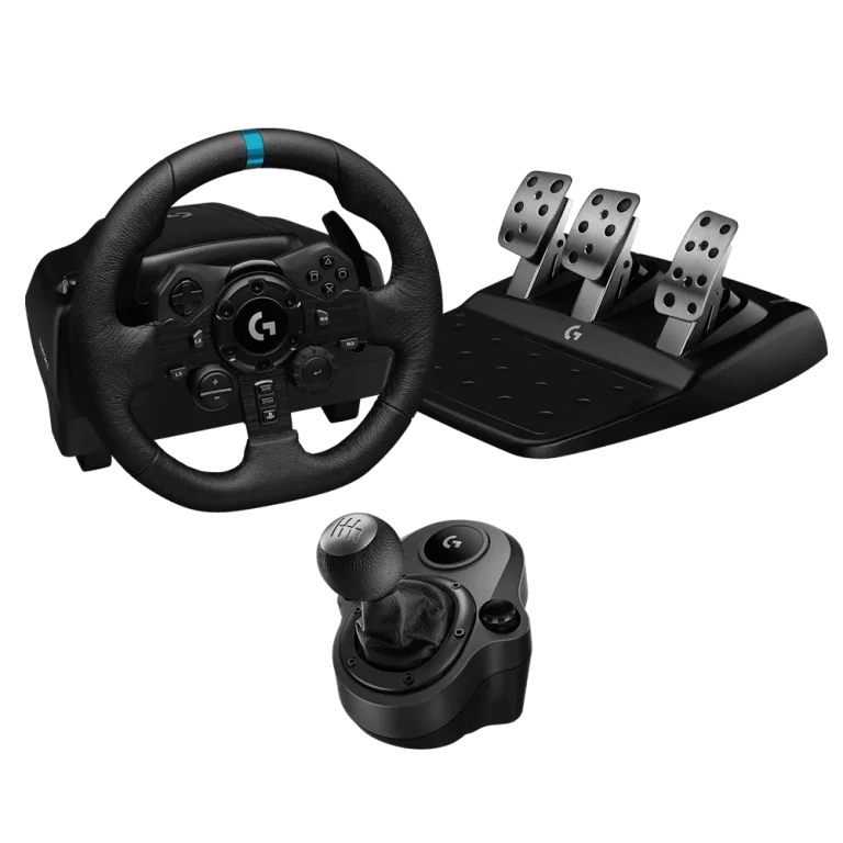 ערכת הגה מרוצים Logitech G923 SE Trueforce + ידית הילוכים – תואמת XBOX SERIES X|S