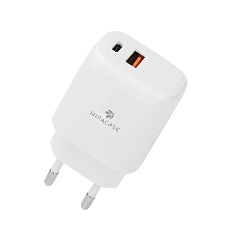 מטען קיר מהיר דגם MWC20PQ בצבע לבן מבית MIRACASE