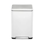 פח רגלית EKO X-CUBE 45L בצבע לבן