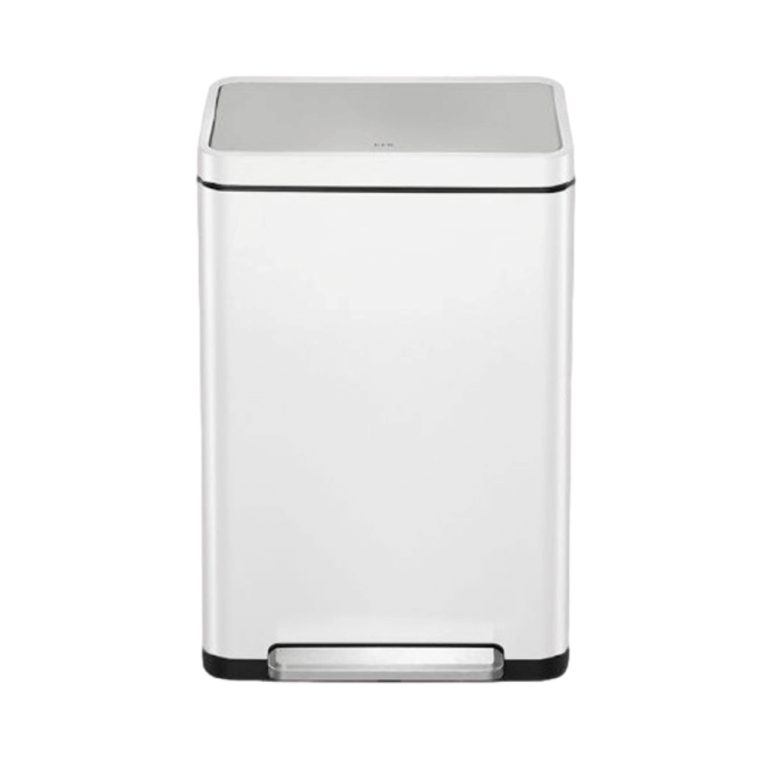 פח רגלית EKO X-CUBE 45L בצבע לבן
