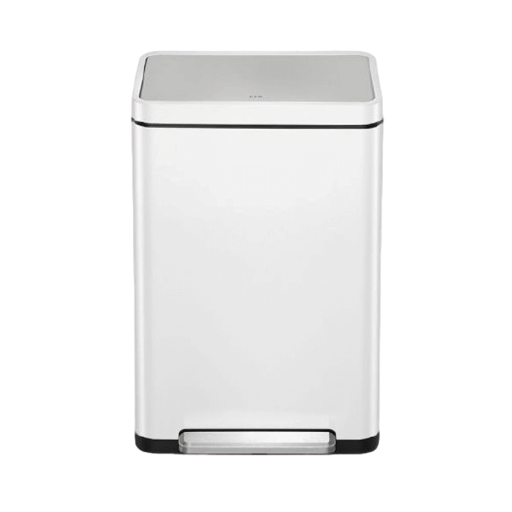 פח רגלית EKO X-CUBE 45L בצבע לבן
