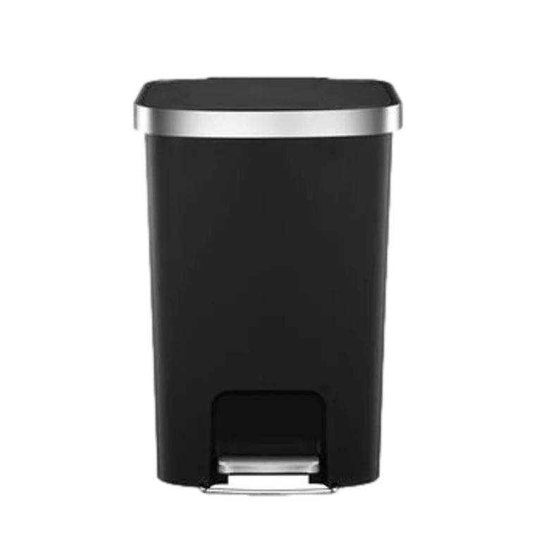 פח רגלית EKO 6255 50L NEW HANA שחור מט – מבית EKO