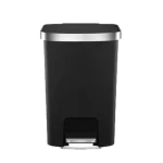 פח רגלית EKO 6255 50L NEW HANA שחור מט – מבית EKO