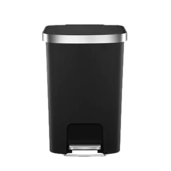 פח רגלית EKO 6255 50L NEW HANA שחור מט – מבית EKO