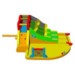 מתקן מתנפח לגינה עולם המגלשות דגם MJ70 מבית MIRAJUMP