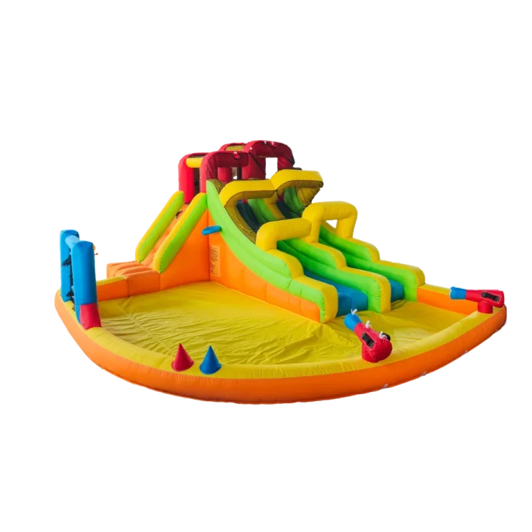 מתקן מתנפח לגינה עולם המגלשות דגם MJ70 מבית MIRAJUMP