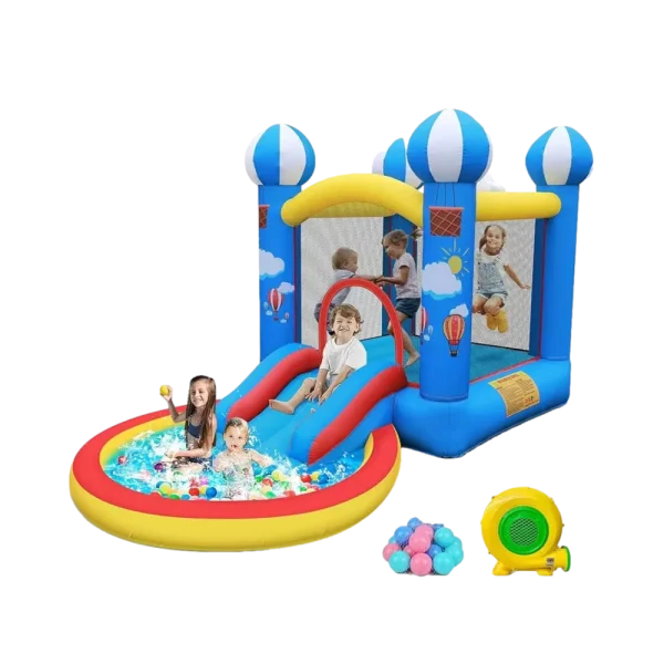 מתקן מתנפח לגינה טירת הכדורים MJ68 מבית MIRAJUMP