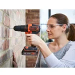 סט מקדחה דופקת / מברגה 18V דגם BDCHD18S1KA-QW מבית BLACK+DECKER