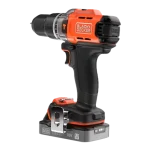 מקדחת פטיש BCD383D1XC-QW מבית BLACK&DECKER