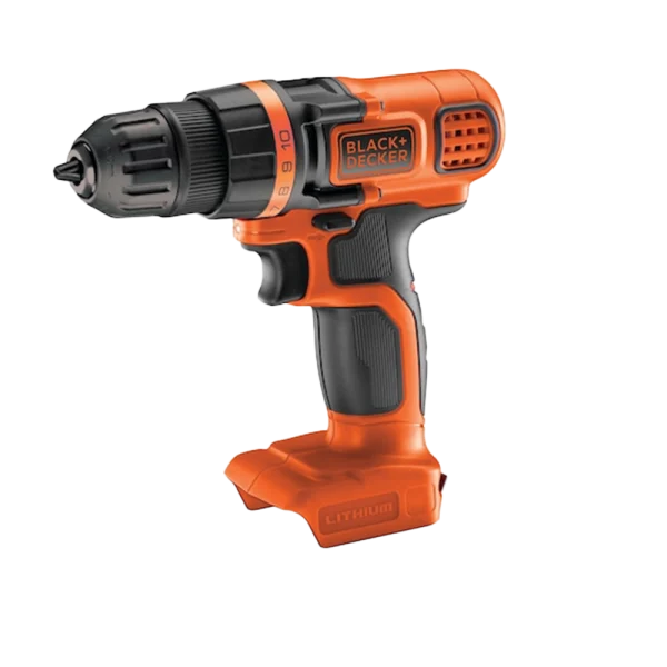 מברגת מקדחה נטענת 18V ללא סוללה ומטען – Black & Decker BCDDD18N-XJ